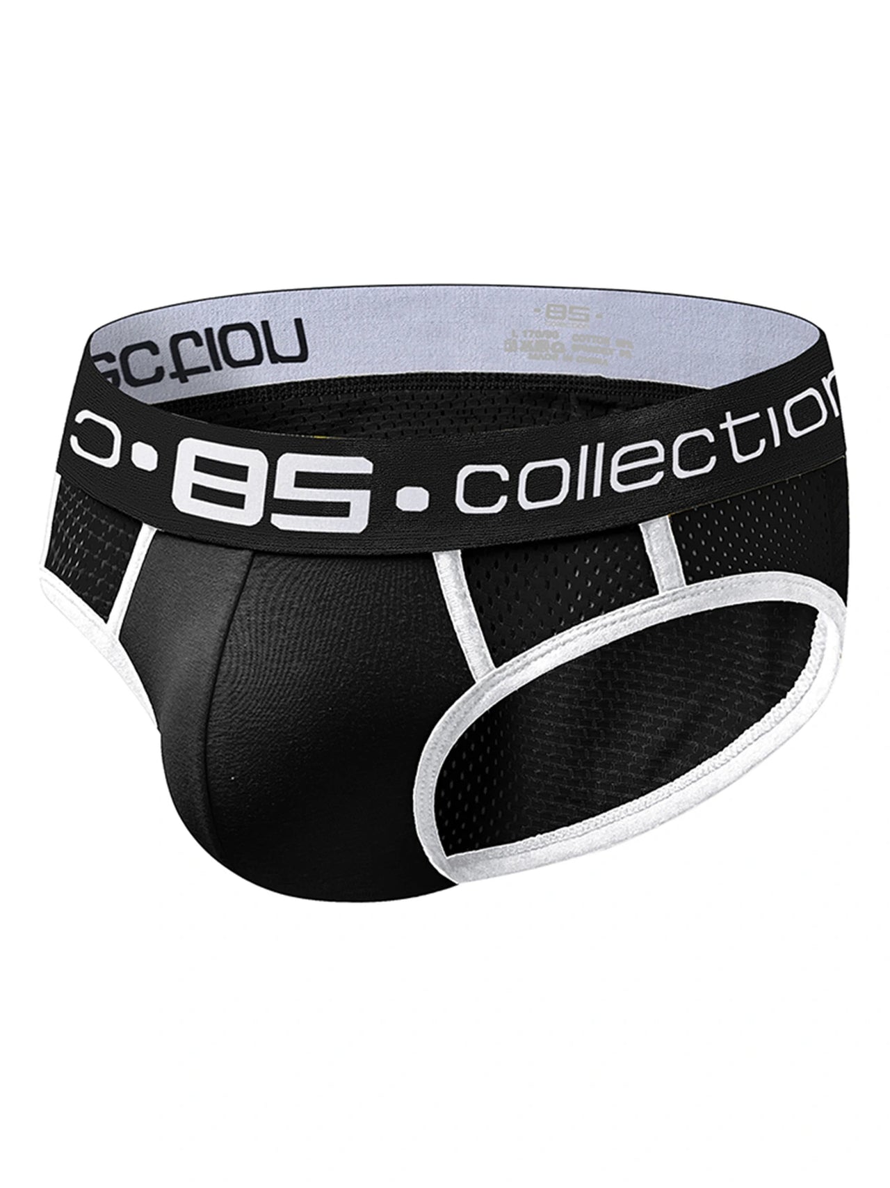 0850 BS107 Breathable Mesh Low-Rise Briefs - Contouring Stretch Men's Underwear