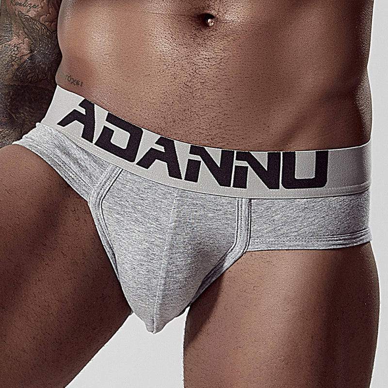 Men's Aksu Cotton Seamless Briefs with High-Density Weave Belt