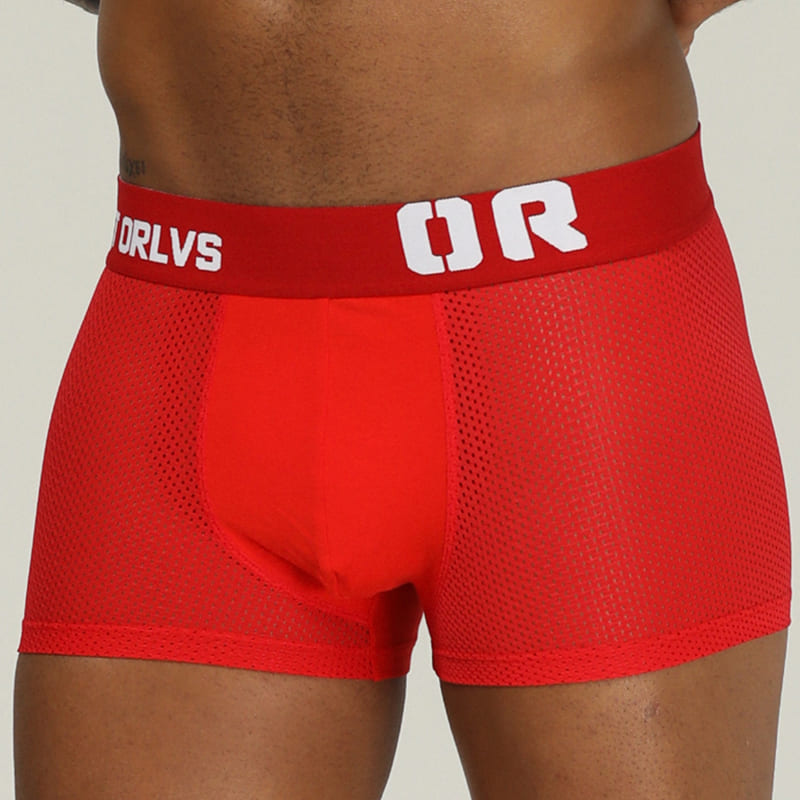 ORLVS Men's Hexagonal Mesh Breathable Briefs | The Mesh Lab Sports Low Rise Underwear