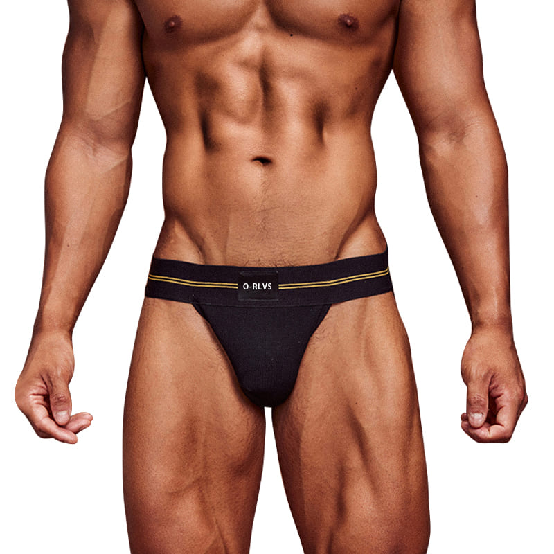 ORLVS Men's Active Pro 3D Briefs | Ergonomic Supportive 3.5cm Woven Belt Sports Underwear