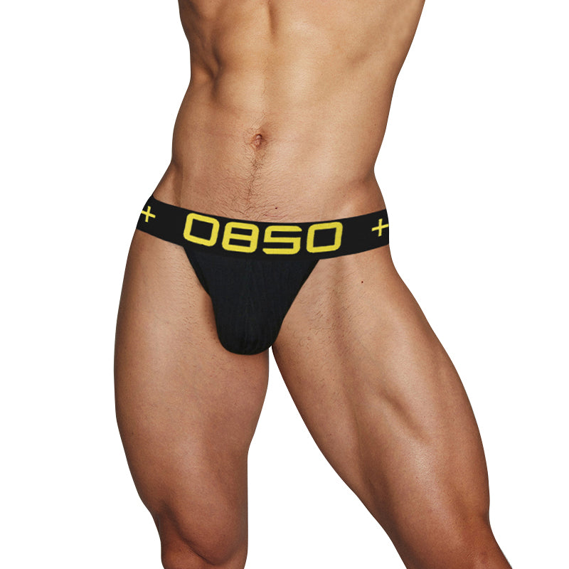 0850 BS3517 Bold & Fearless Men's High-Cut Briefs - Athletic Ribbed Cotton Edition