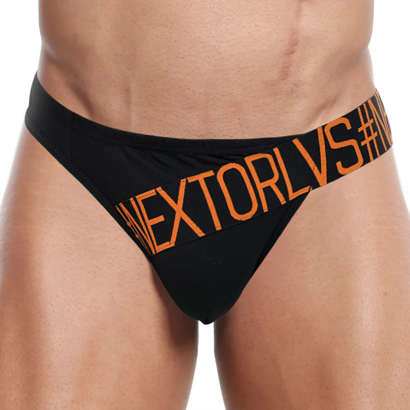 ORLVS Men's Premium Combed Cotton Briefs | Retro Sport Contrast Binding Low Rise Underwear