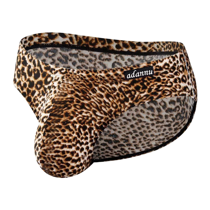Men's Wild Instinct Low-Rise Briefs with Raised Pouch - Premium Cotton Active Series