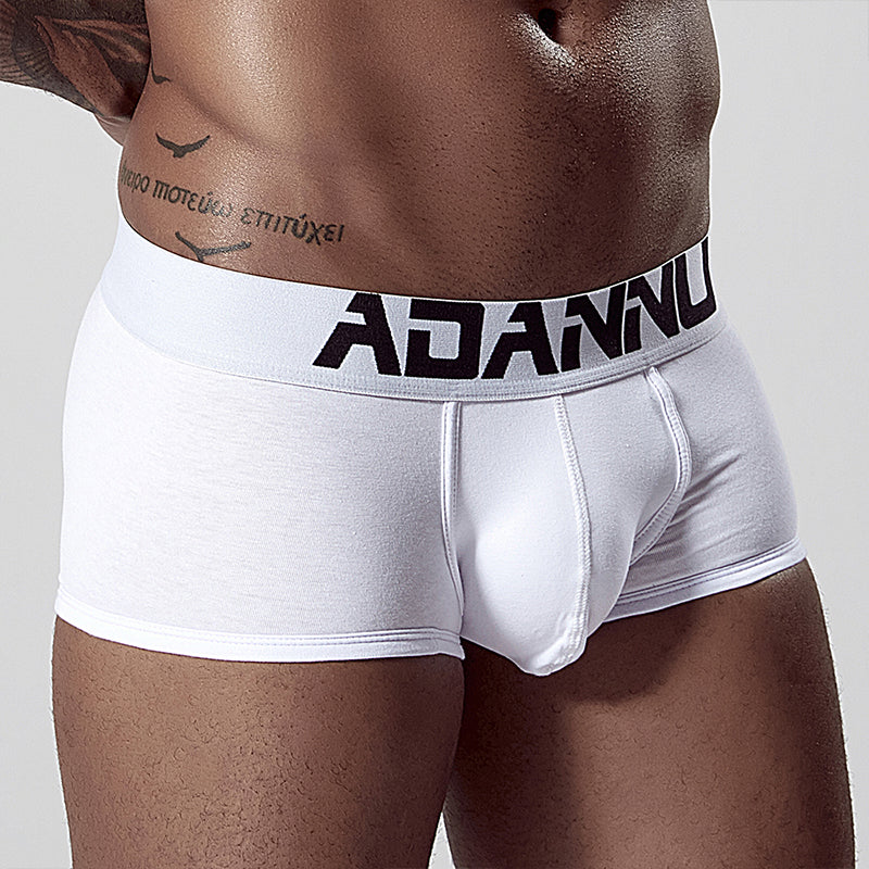 Men's Aksu Cotton Premium Boxer Briefs with High-Density Weave Belt